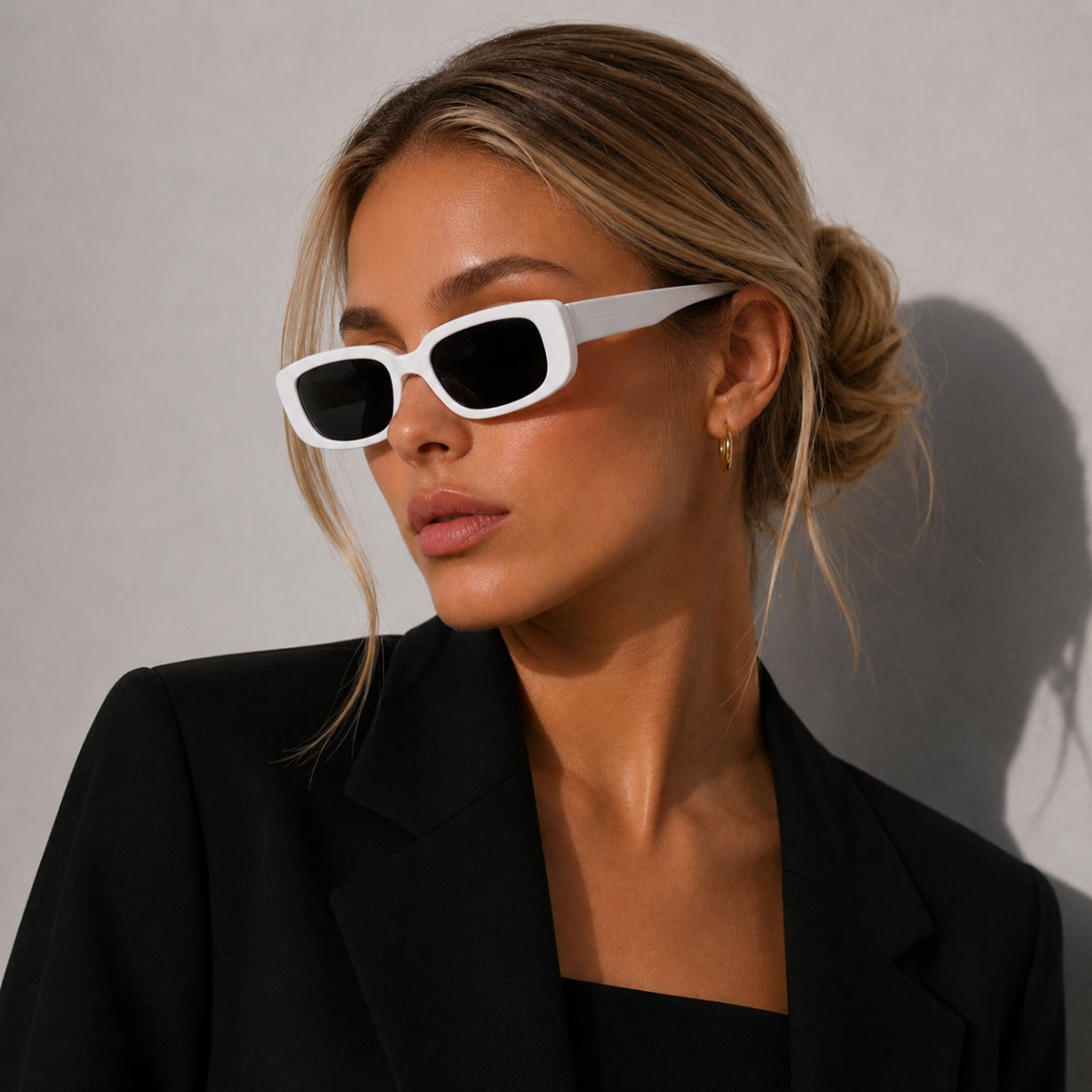 Soraya Sonnenbrille - Weiß Schwarz