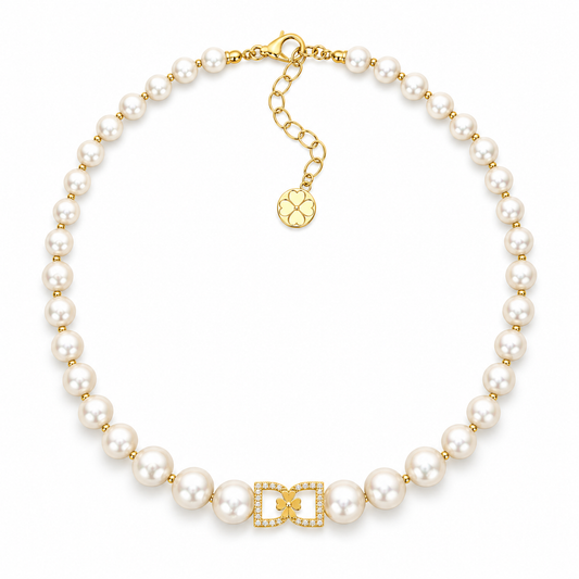 DD Choker Diamanter - Guld