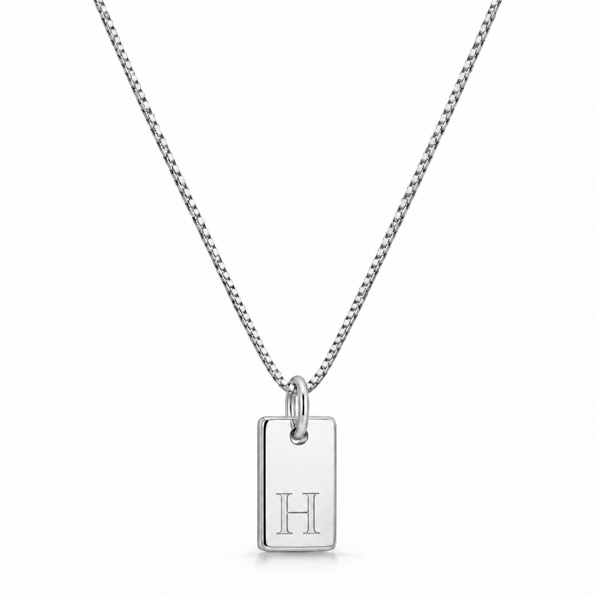 Flat Necklace - Silver