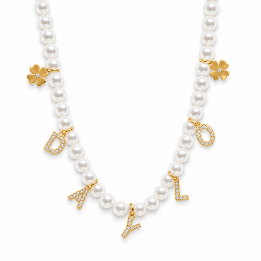 Pearl Necklace - Gold