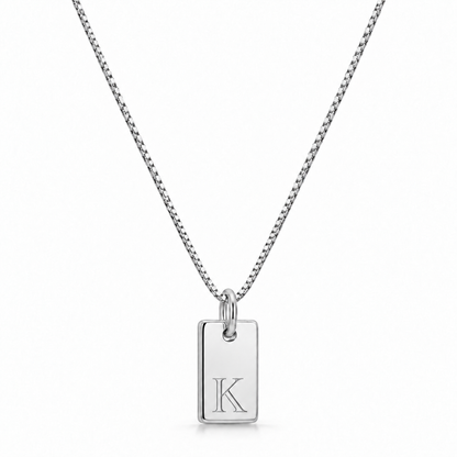 Flat Necklace - Silver