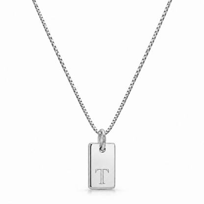 Flat Necklace - Silver