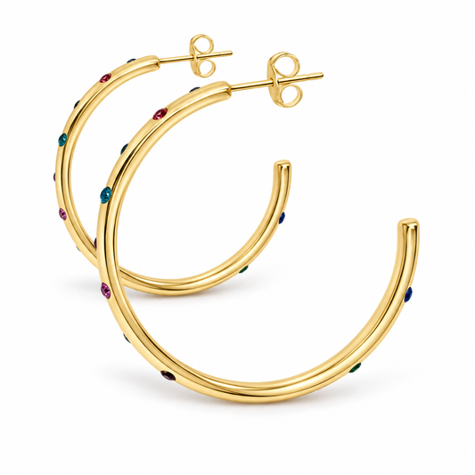 Halo Earrings - Gold
