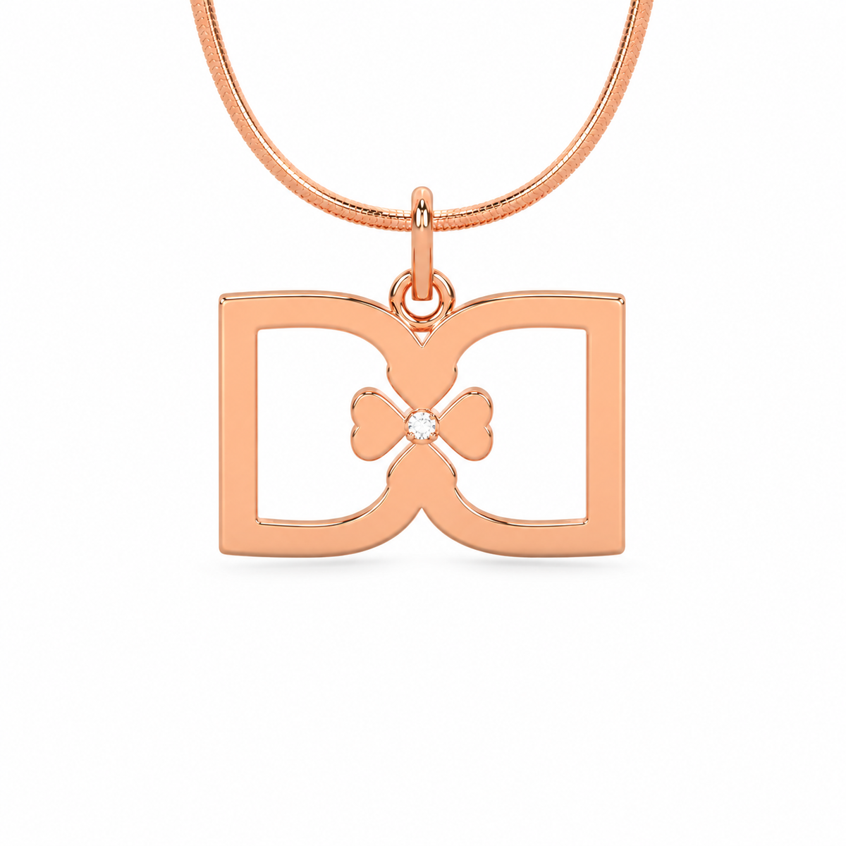 DD Necklace - Rose Gold