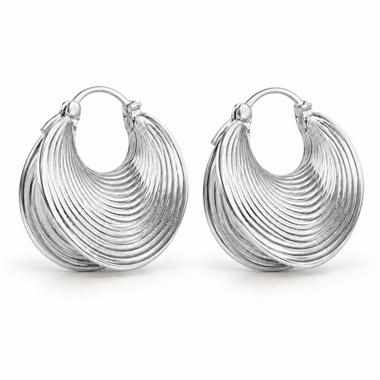 Lorena Earrings - Silver
