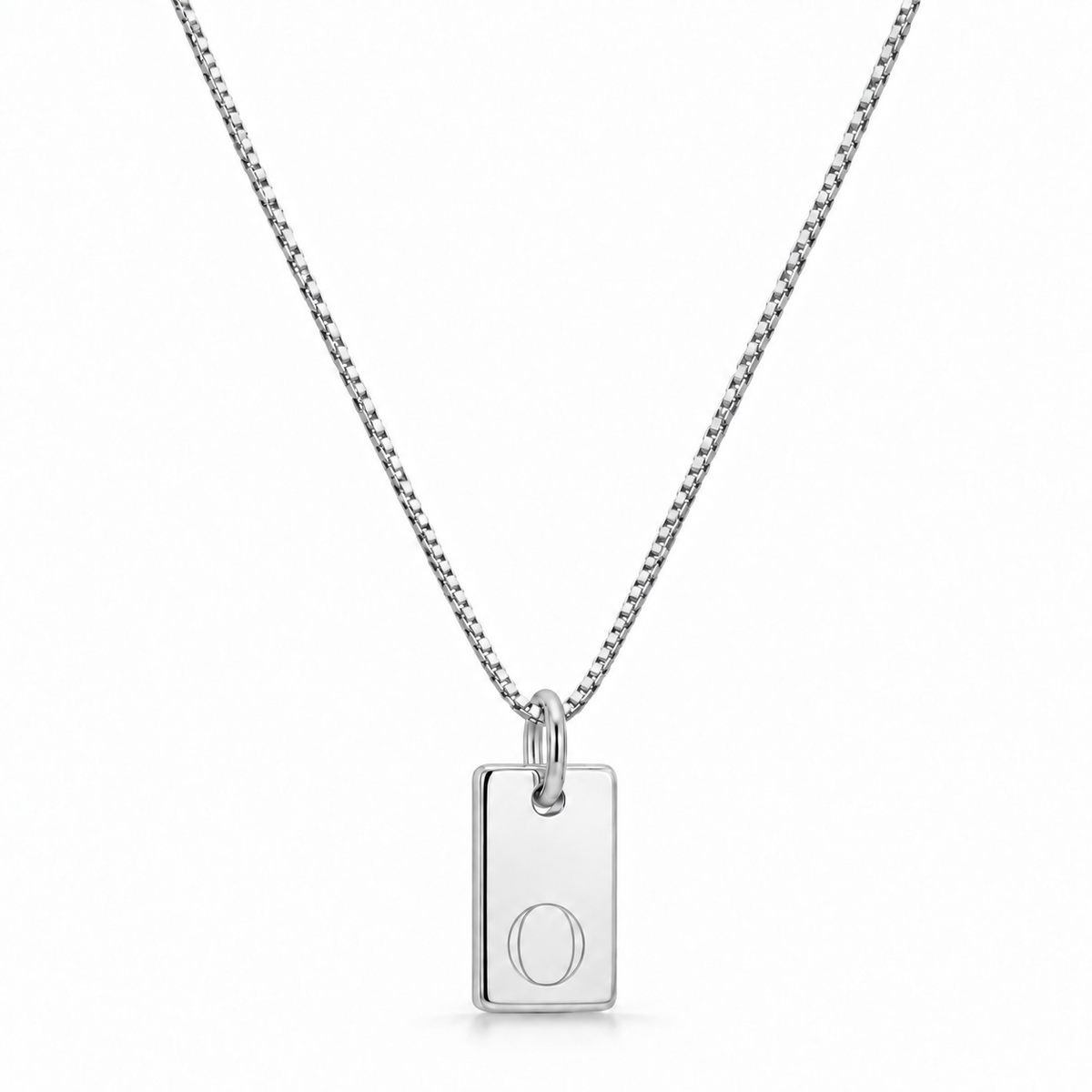 Flat Necklace - Silver