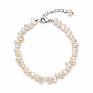 Annika Pearl Bracelet - Silver