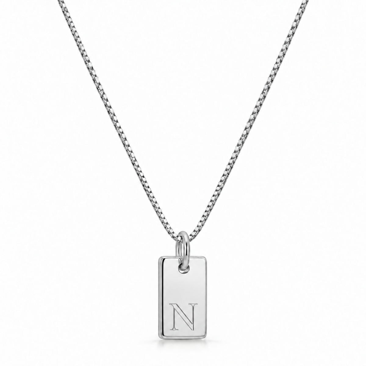 Flat Necklace - Silver