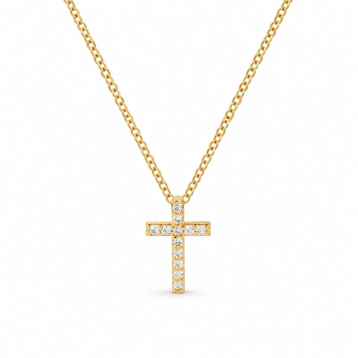 Cross Necklace - Gold