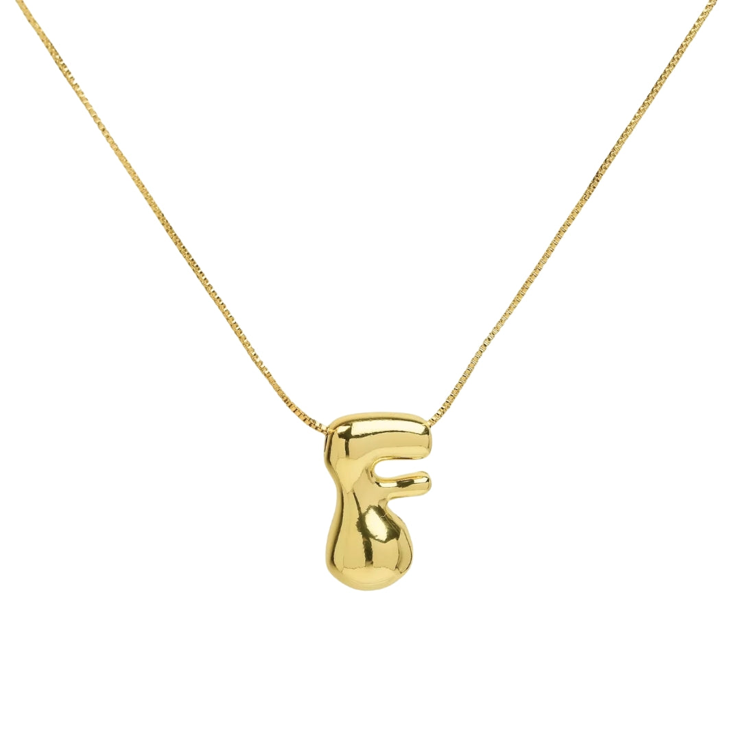 Buchstaben Halskette - Gold
