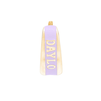 Creolen - Gold/Lila