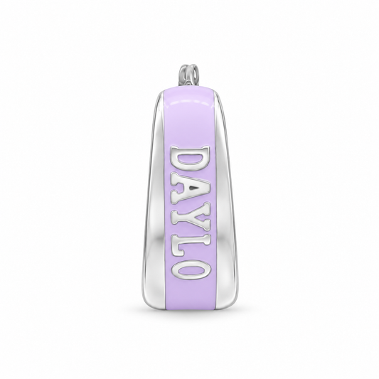 Hoops - Silver/Purple