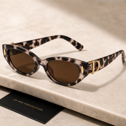 DD Sonnenbrille - Weiß Leopard