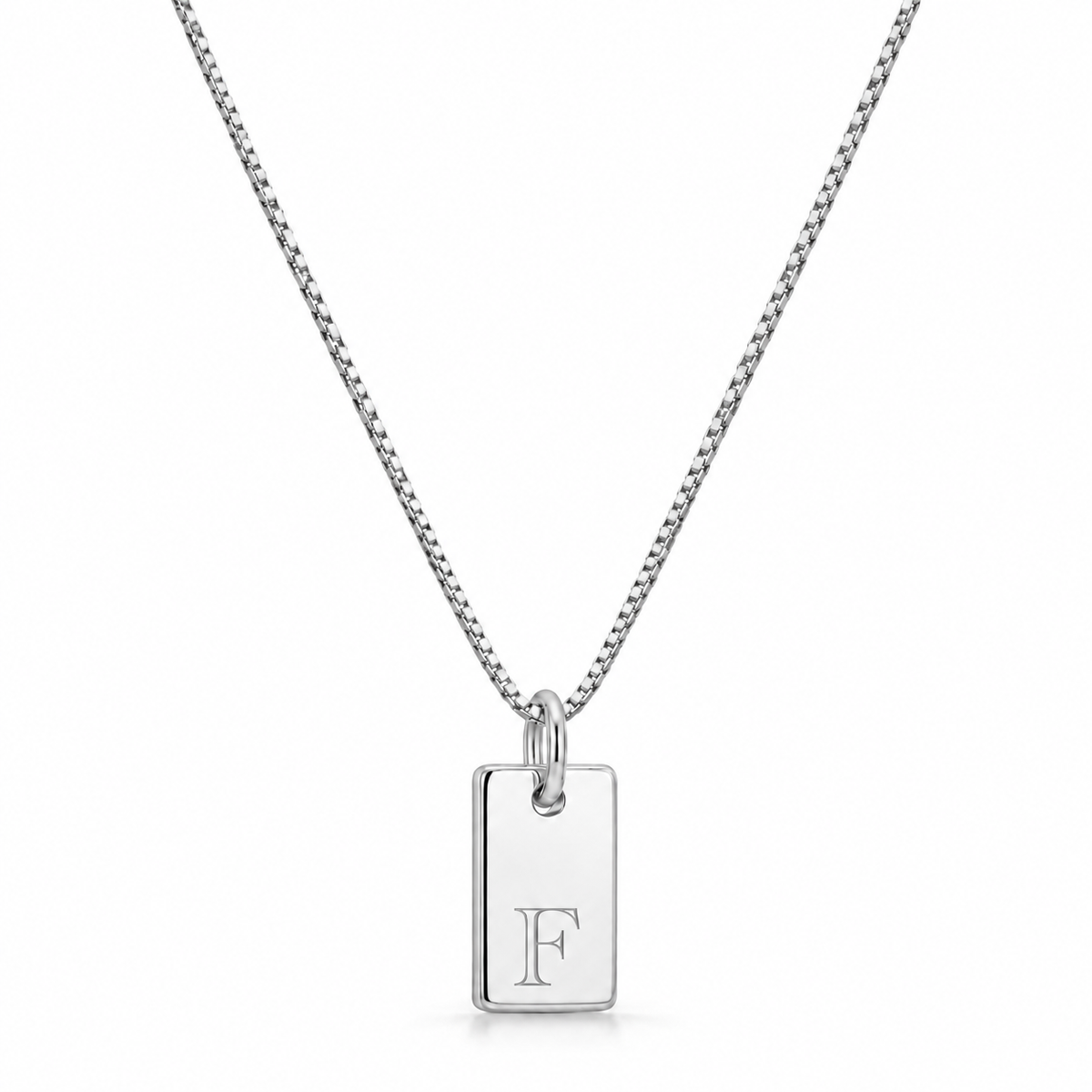 Flat Necklace - Silver