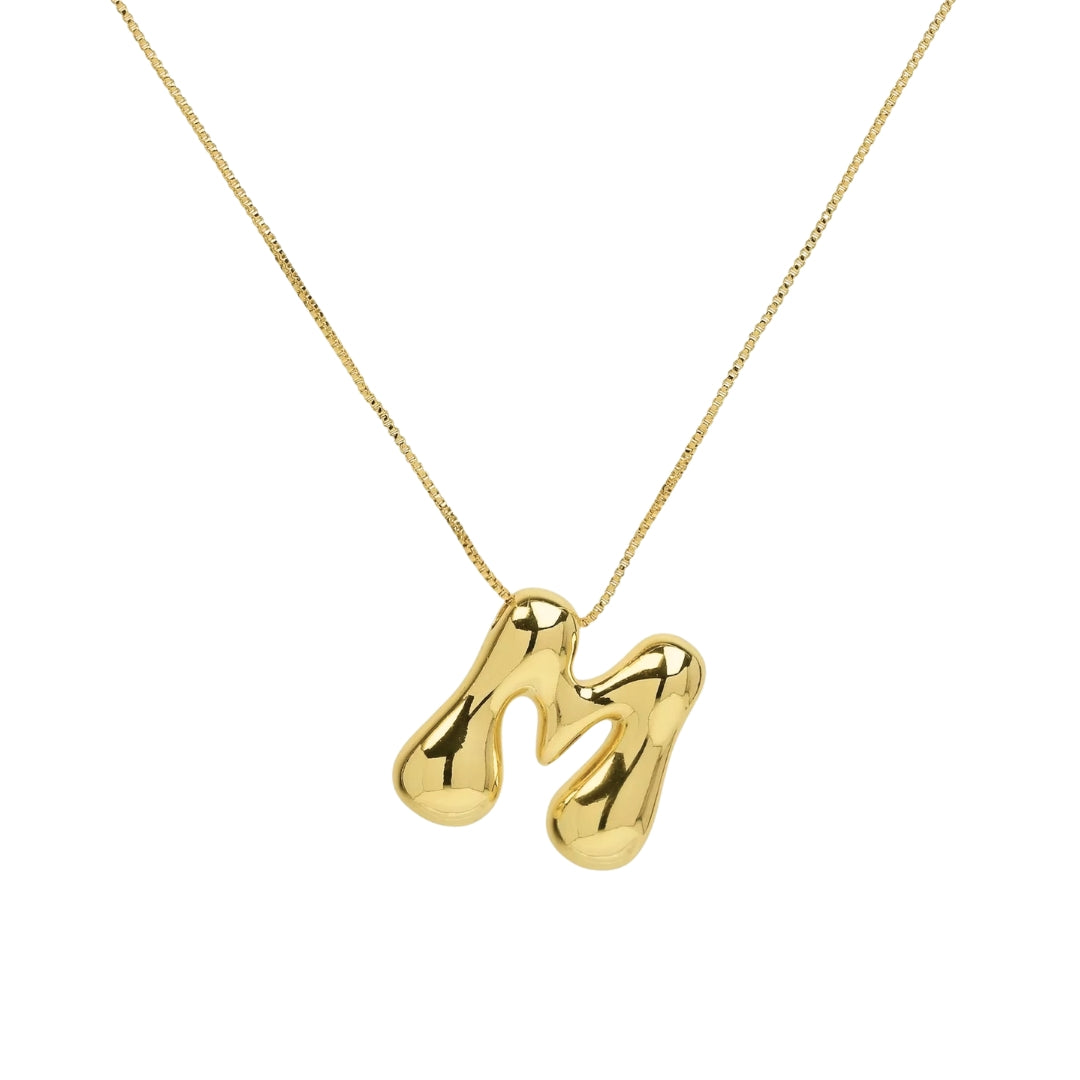 Buchstaben Halskette - Gold