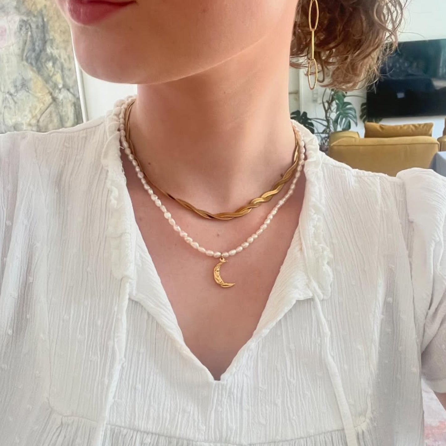 Violet Halskette - Gold