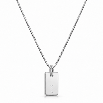 Flat Necklace - Silver