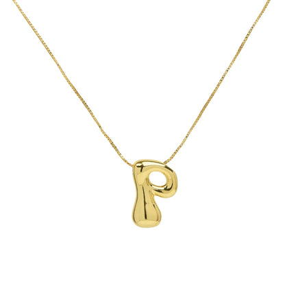 Buchstaben Halskette - Gold