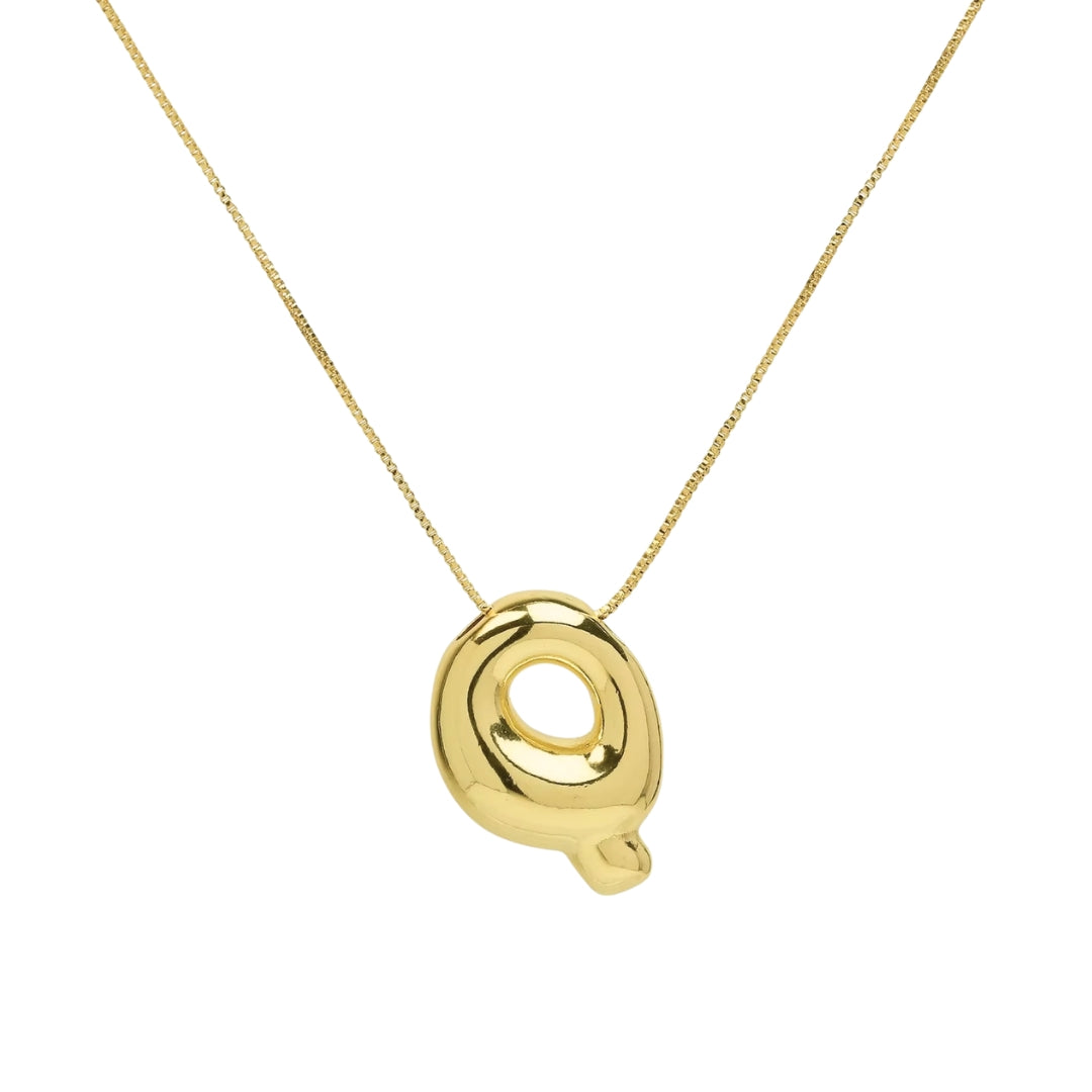Buchstaben Halskette - Gold