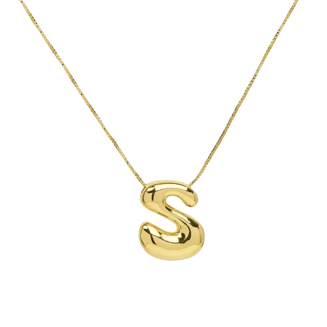 Buchstaben Halskette - Gold