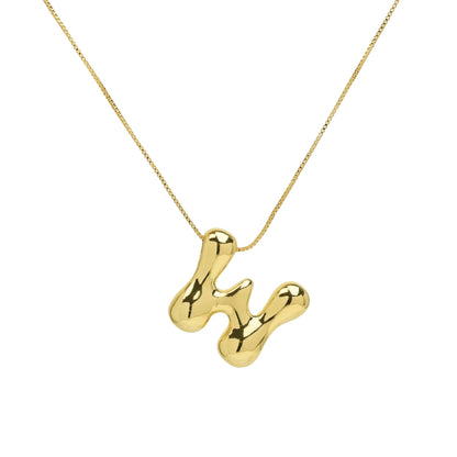 Buchstaben Halskette - Gold
