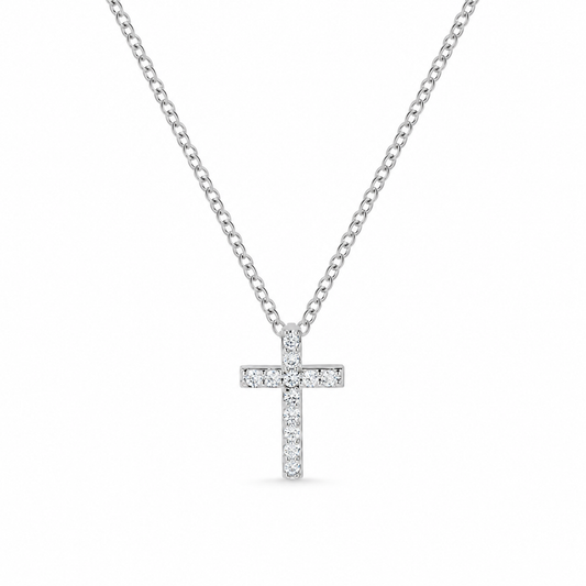 Cross Necklace - Silver