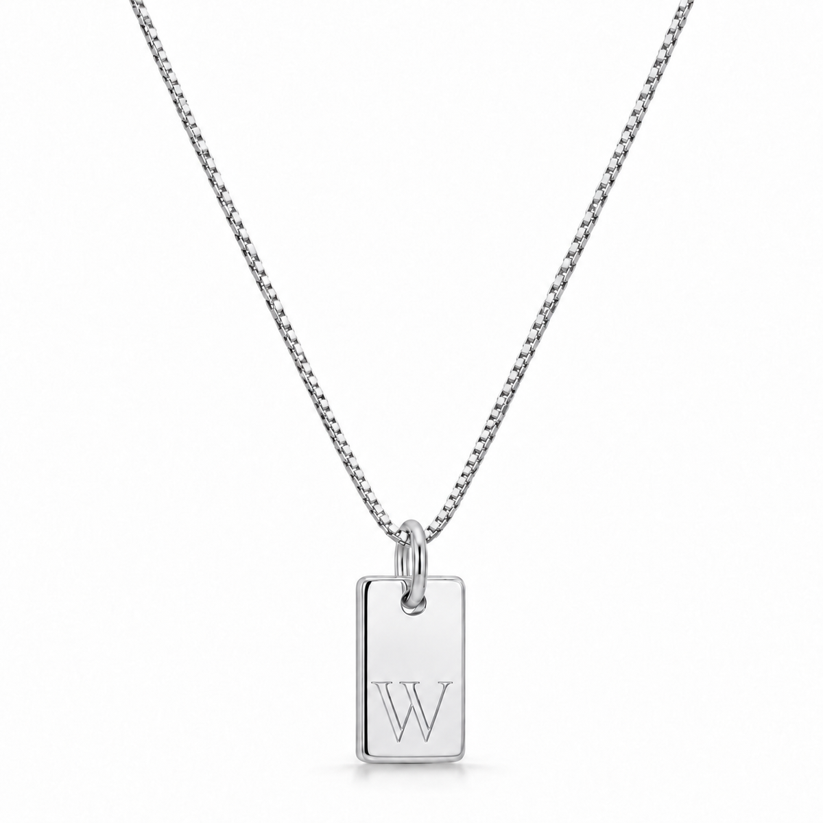 Flat Necklace - Silver