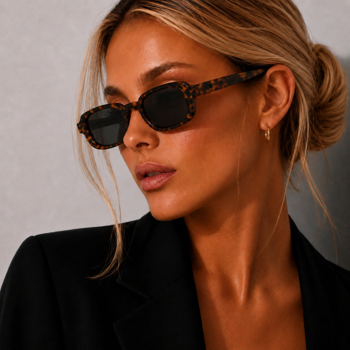 Selora Sonnenbrille - Leopard Grau